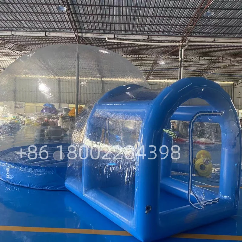 Popular kids adult inflatable bubble dome bounce house rental inflatable bubble house with tunnel