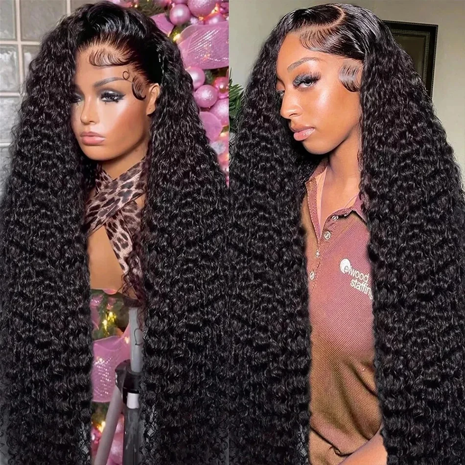 Оптовая продажа парик из бразильских натуральных волос на сетке с детскими волосами 13x6 13x4 прозрачный закрытием HD глубокими волнами дешевый