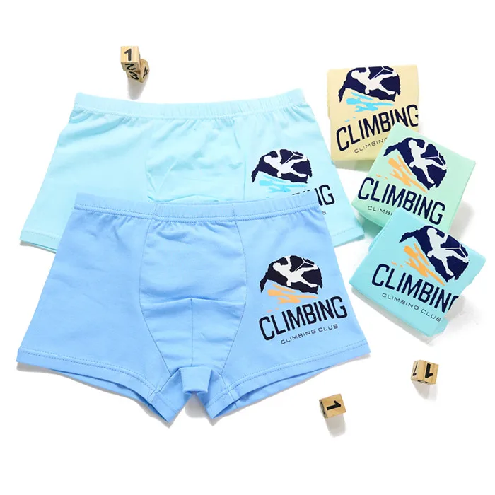 
4-12 Years Kids Boys Underwear Qute PrintingBoxer Boys Underwear Organic Cotton Children Underwear Boys 