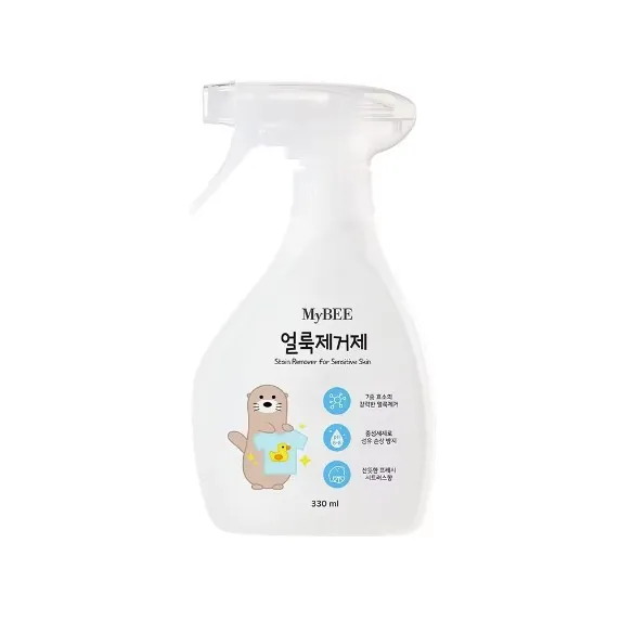 Stain Remover for sensitive skin 330ml MyBEE with 7 naturals activated enzyme laundry stain remover spray for clothes