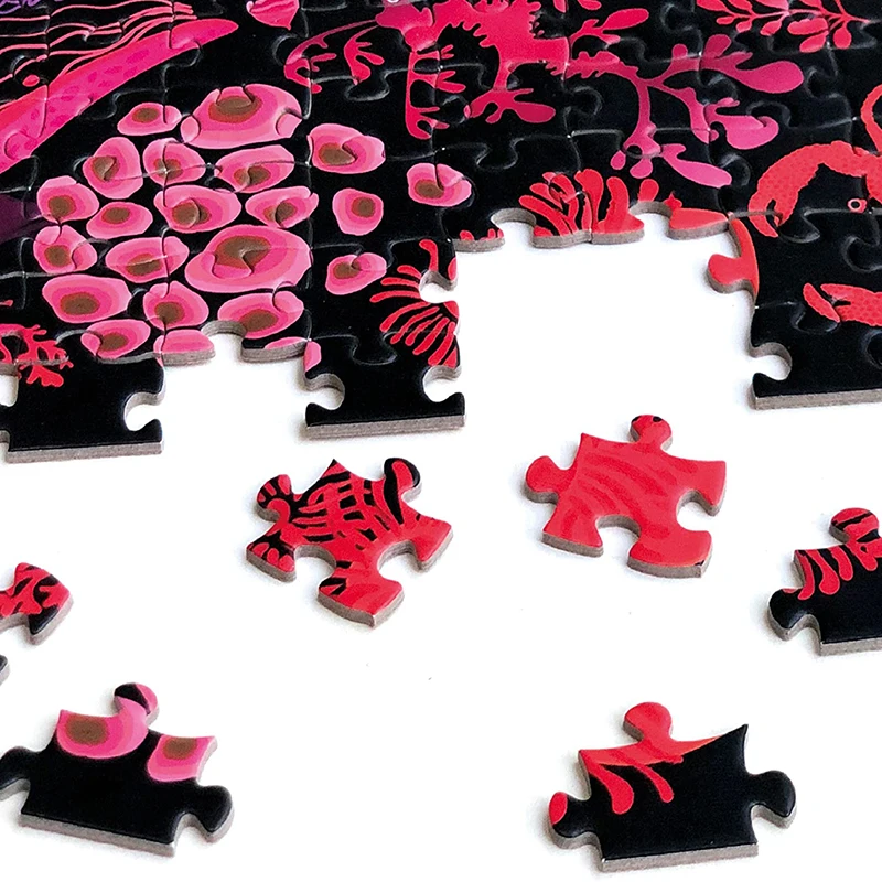 ULi Wholesale Custom Paper Cardboard Game Puzzles 100 500 1000 Pieces Jigsaw Puzzle For Kids Adults