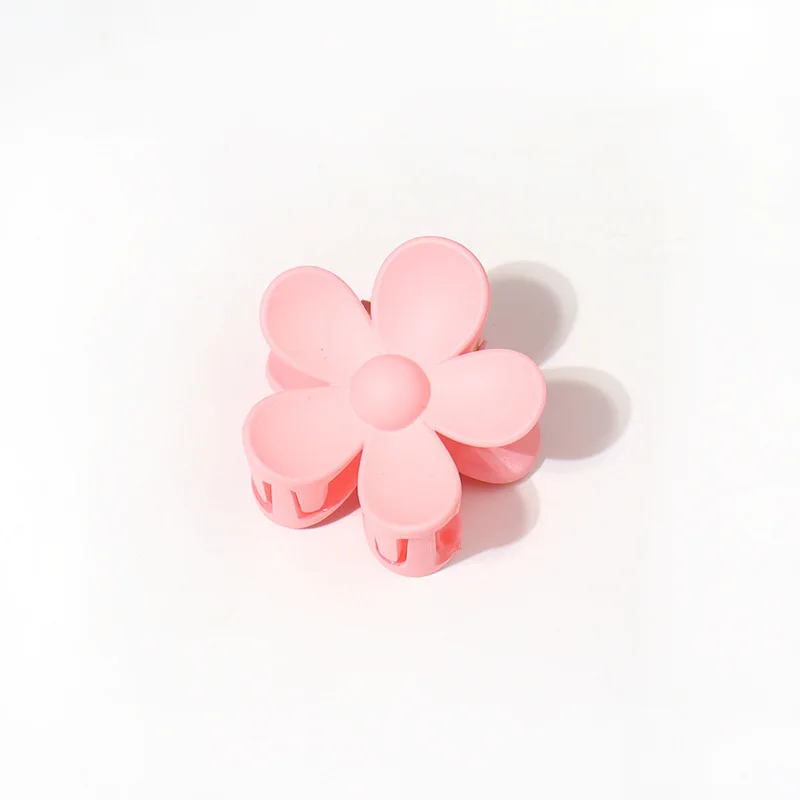 CN Fashionable Korean Small Acrylic Plastic Daisy Hair Clip Accessories For Women Flower Hair Claw Clips