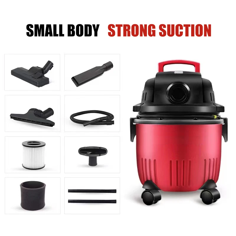 1000w Best Quality China Commercial Mini Smart Car 12l Handheld Home Cleaning Electric Wet And Dry Vacuum Cleaner For Sale