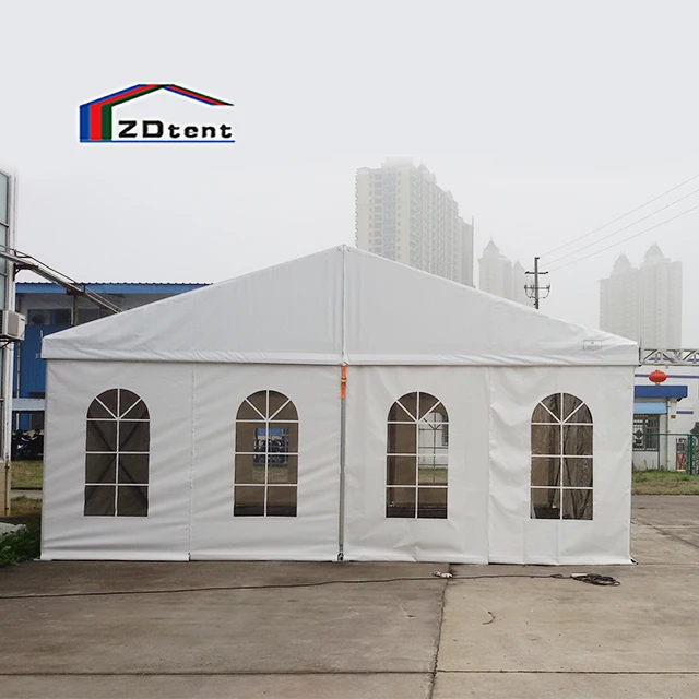 White pvc fabric canopy tent outdoor waterproof 200 seater party tent