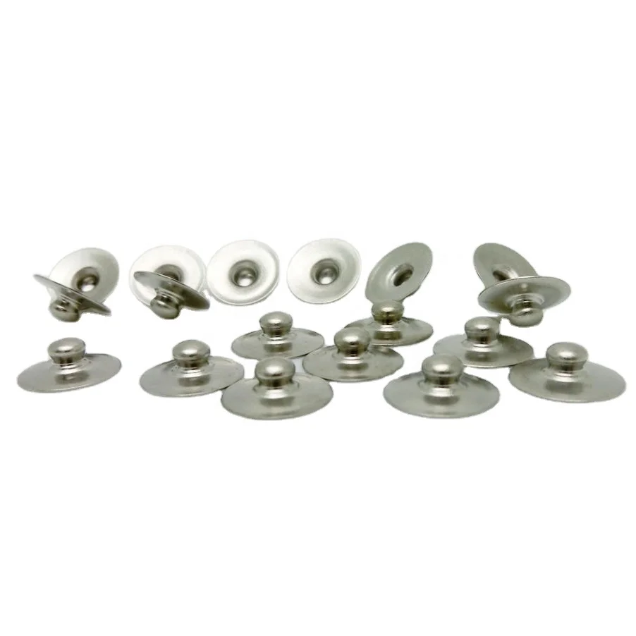 low price high quality H65 brass 3.9mm male ecg snap button compatible for 4.0mm female ecg snap