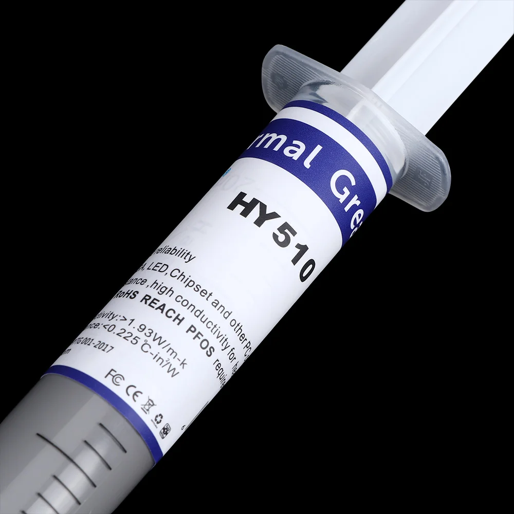 Syringe 1.93W/m-k HY510 30g Silicone Thermal Paste Heat Transfer Grease Sink for CPU GPU Chipset Notebook Computer