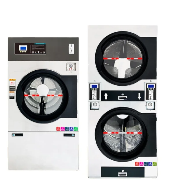 16kg 25kg Card system drying machine Coin operated laundry dryer equipment