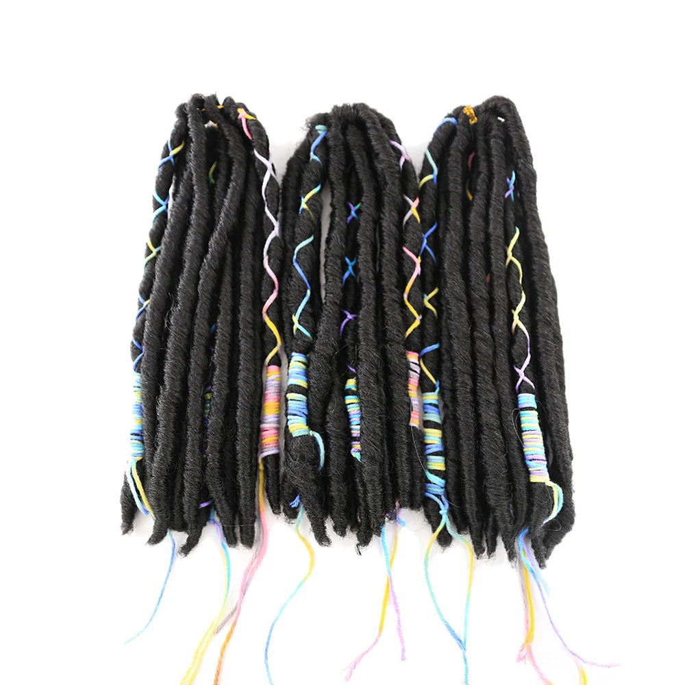 X-TRESS Dreadlock синтетические косы для наращивания волос с цветной линией Джамбо плетение хип-хоп прическа искусственные локоны крючком