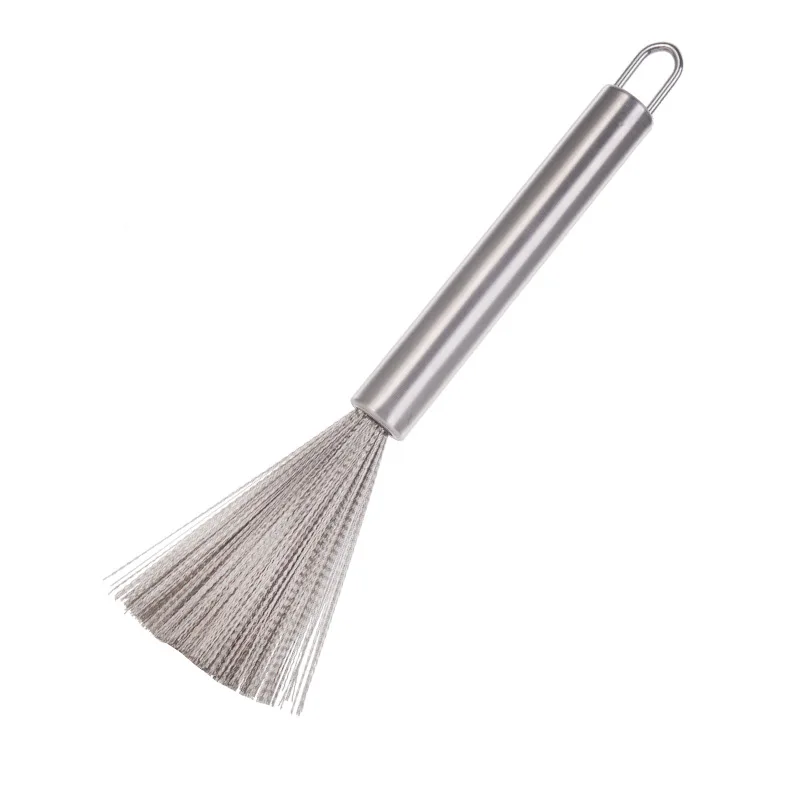 Hot sale stainless steel pot cleaning brush household kitchen bottle washing pot cleaning brushes with long handle