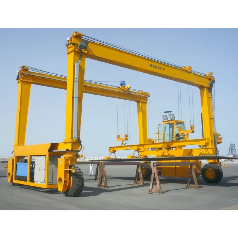 Electric Mobile Gantry Crane 1-100 Ton Loading Capacity Motor Engine Core Components PLC Hoist Lifting Mechanism Construction
