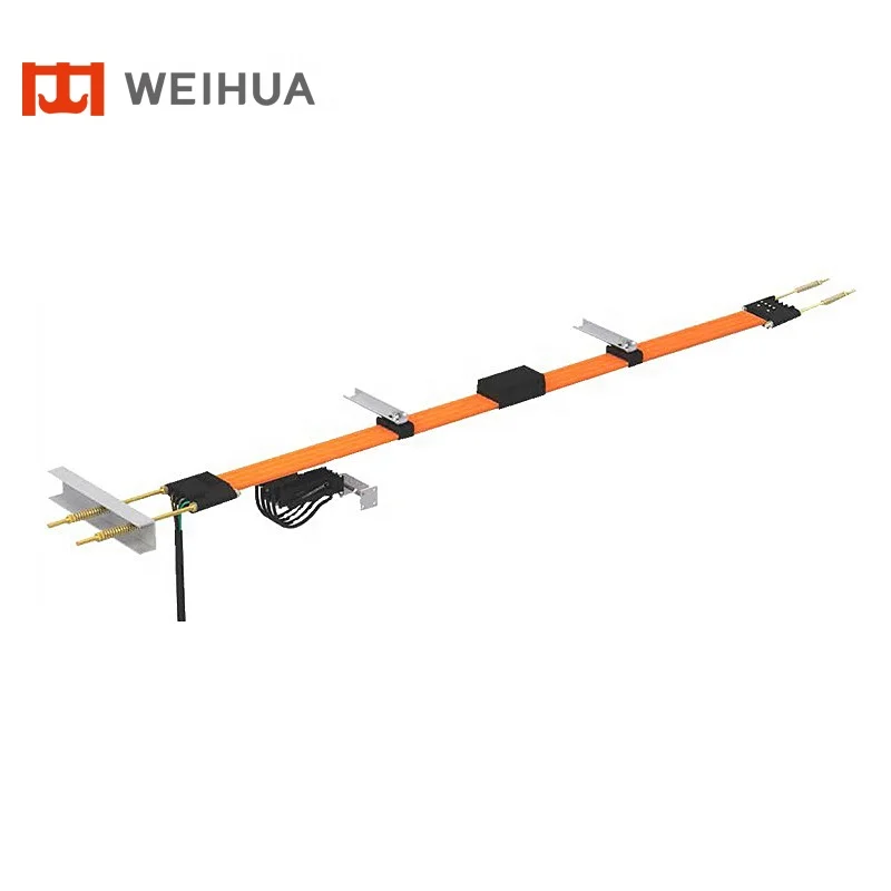 Weihua безопасный бесшовный силовой проводник с токовым коллектором для мостового крана