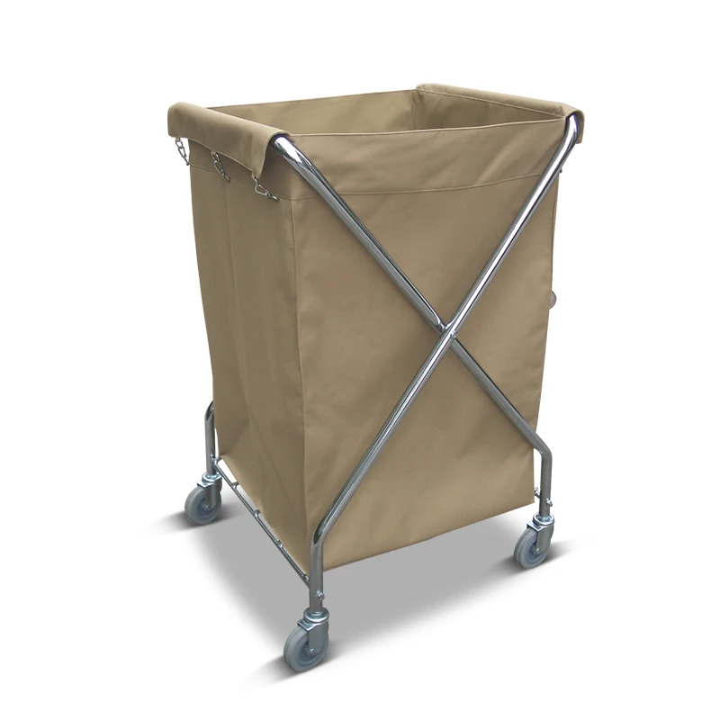 X-shape linen cart multi-function cleaning property supermarket guest room hotel commercial service tool cart