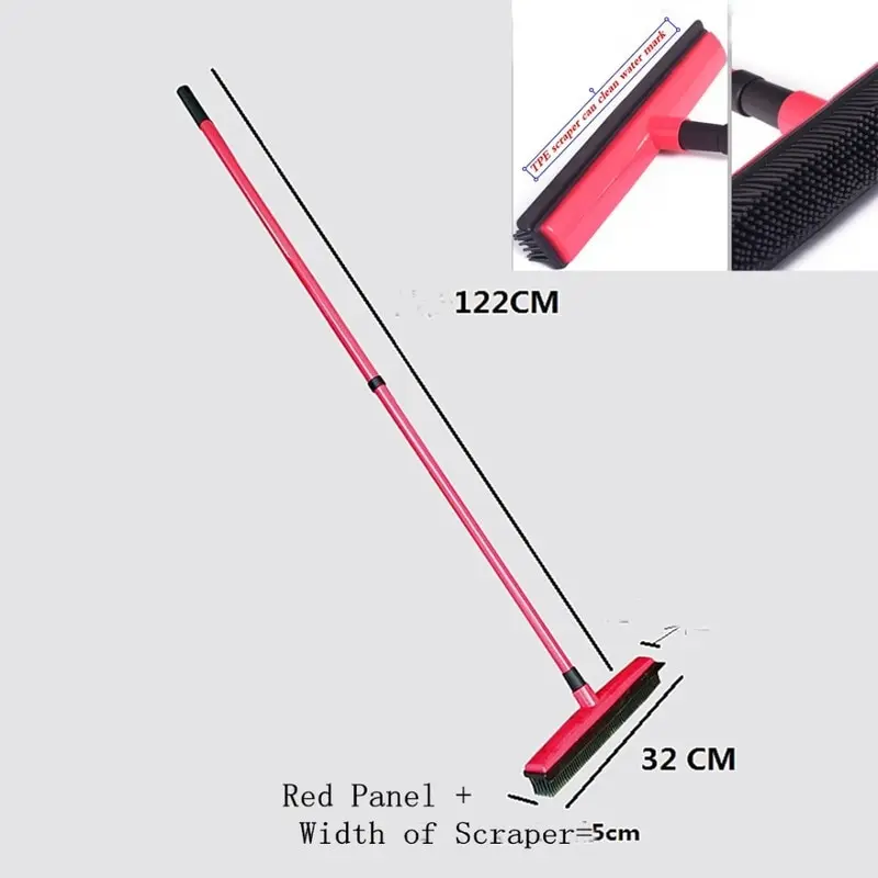 High Quality Pets Dog Hair Remover Tool Dust Cleaning Portable Magic Cleanhome Rubber Broom Sets Floor Brush For Carpet