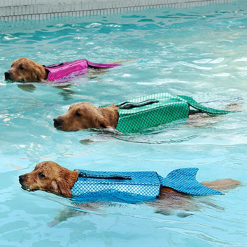 Wholesale reflective swimming dog life jackets bulk pet safety jacket