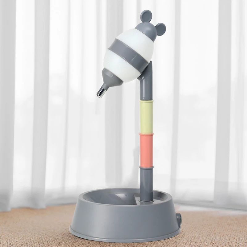 New Design Adjustable Height Pet Water Dispenser Cute Rat Ear Pet Feeding Bowl Not Wet Mouth Large Capacity Pet Water Fountain