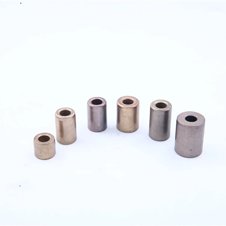 
China Wholesale Design Machine Bronze Oil Sintered Linear Bushing Shaft Slide Bearing Bush Blender 