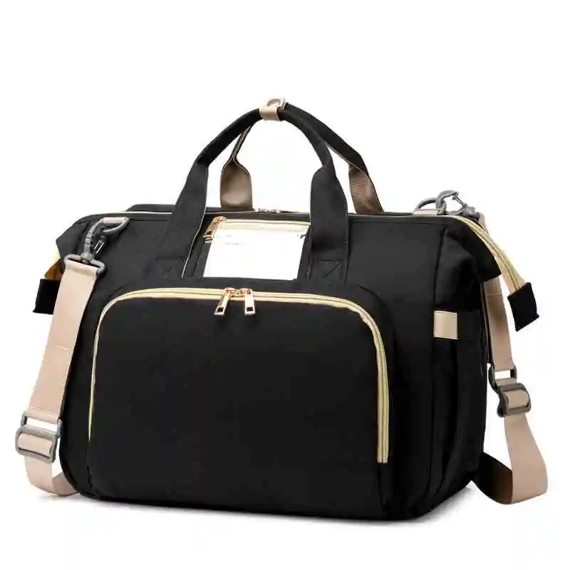 Factory outlet baby diapers waterproof breathable wear resistant multi function mommy diaper bag with change diaper station