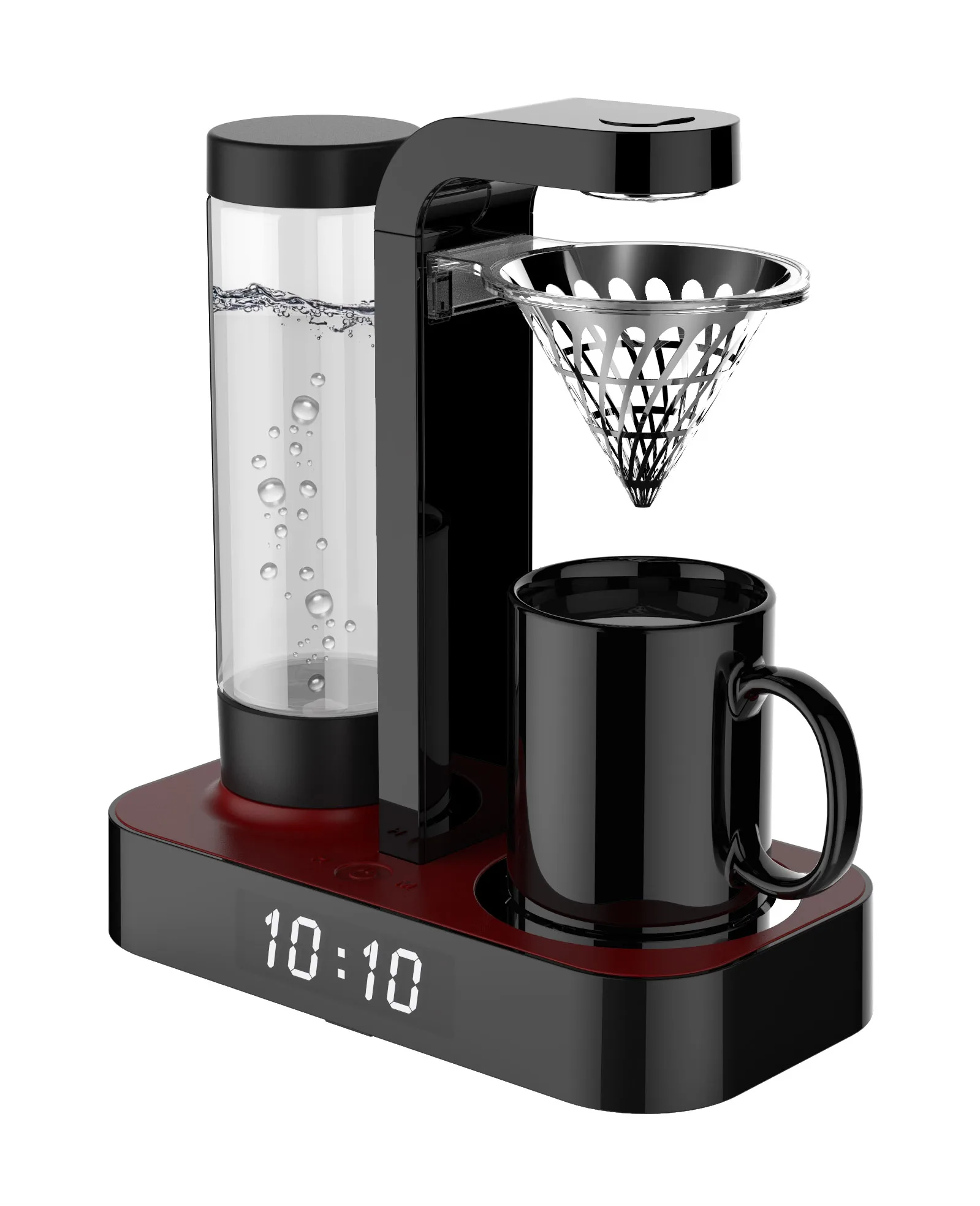 
HOMEZEST CM-602 Fashionable Timer CAFETERA Machine Ice Drip COFFEE 0.5L 4 Maker 