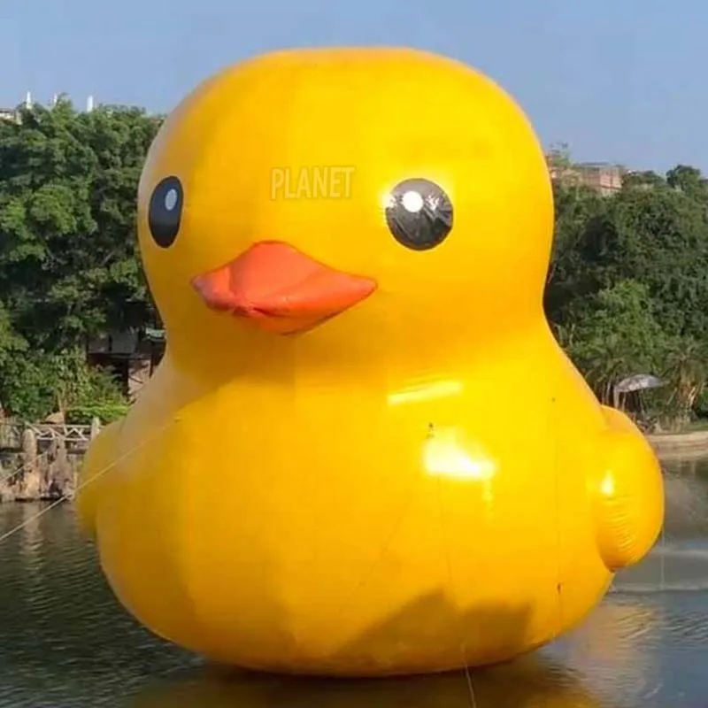Outdoor Advertising Floating Water Little Yellow Duck Inflatable Yellow Duck Inflatable Yellow Rubber Duck For Promotion