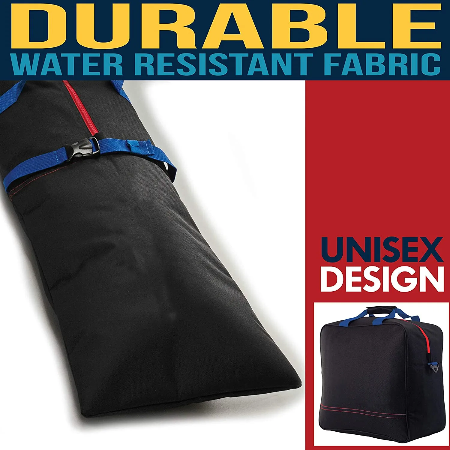 2022  New Winter Sport Equipment Outdoor Ski Bag And Boot Bag Youth Padded Ski Bag Combo