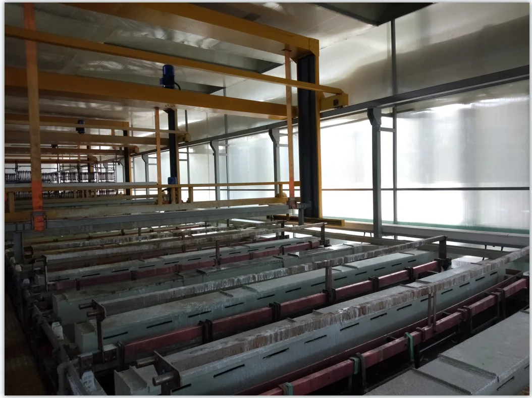 Full automatic metal electroplating line rack plating equipment zinc plating plant