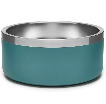 
Factory Wholesale High Quality Custom Logo 42oz 64oz Powder Coated Stainless Steel Dog Colorful Pet Food Feeder Bowl/ 