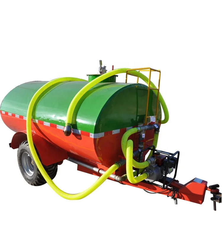 PTO driven tractor trailer agricultural water tank trailer