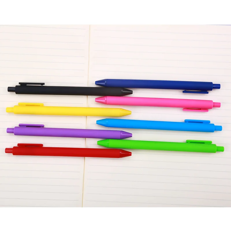 2022  cheap promotion promotional  plastic slim   ball pen  with logo
