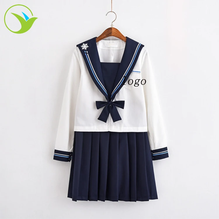 Оптовая продажа, матросский костюм, готические японские школьные комплекты униформы для девочек