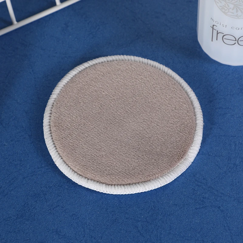 Zero Waste Very Soft Rounds White Terry Bamboo And Velvet Face Reusable Makeup Remover Bamboo Pads Washable