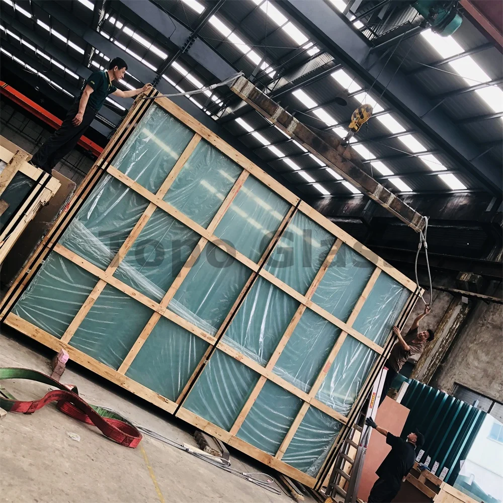 15mm 19mm 22mm 6000mmx3300mm Big Size Clear Transparent Flat Float Building Sheet Glass (W-TP)