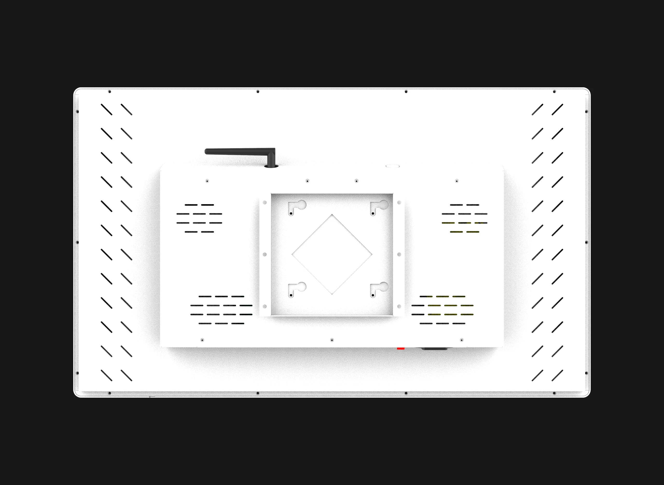 Best Selling Products 32inch Industrial Metal Frame Wall Embedded Mount Lcd Display General Touch  open frame touch display