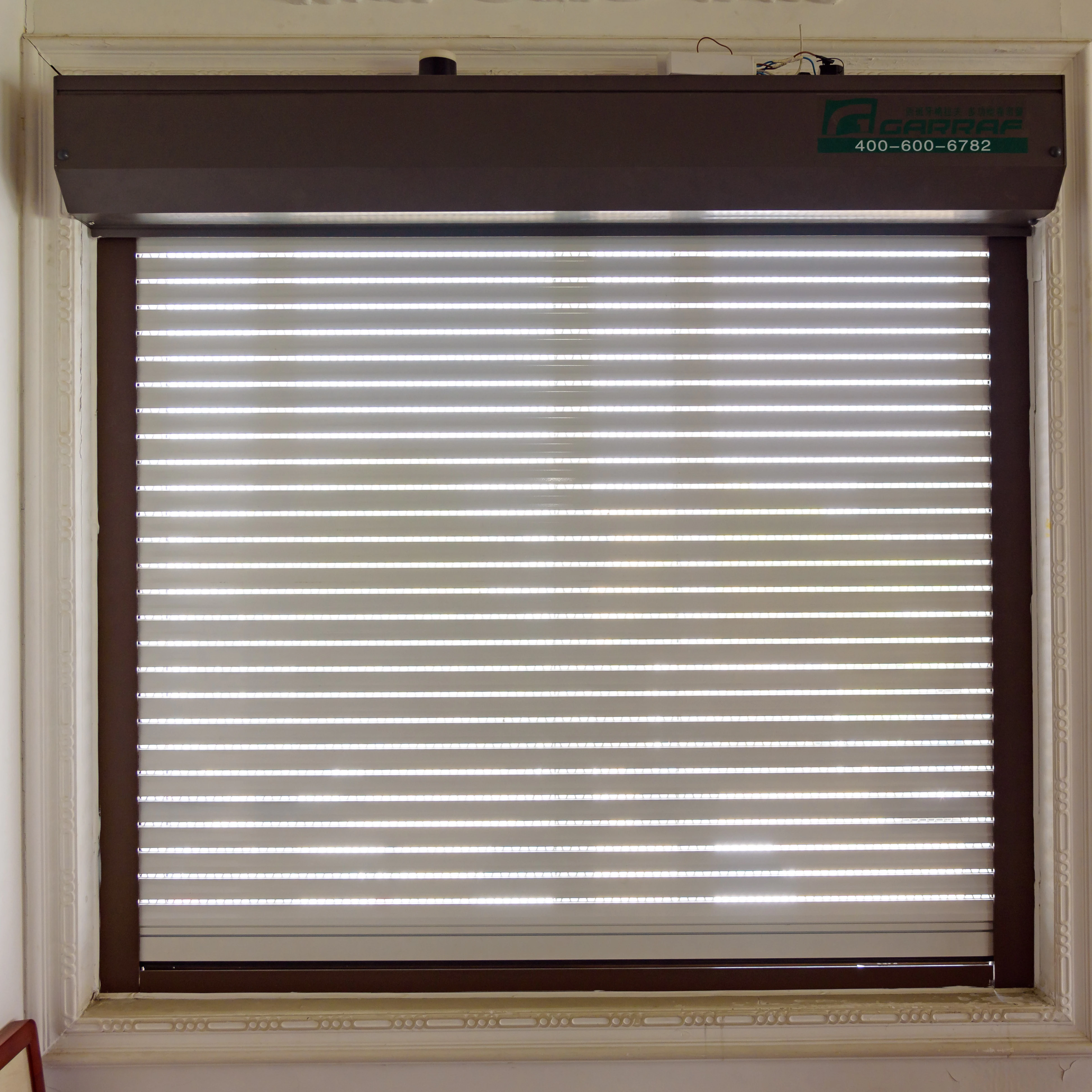 Automatic Motorized Aluminum Electric Window Hurricane Roller Rolling Shutter with WiFi Remote Control