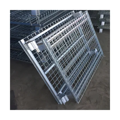Hot Sale Competitive Price Storage Cage Heavy Duty Foldable Wire Mesh Container can Stacking