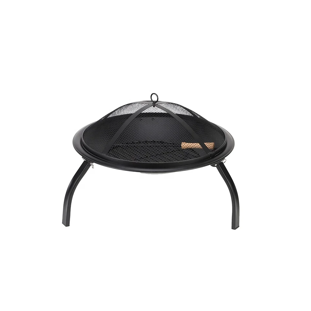 22 дюйма открытый патио портативный чаша для барбекю, огненная Яма и камин