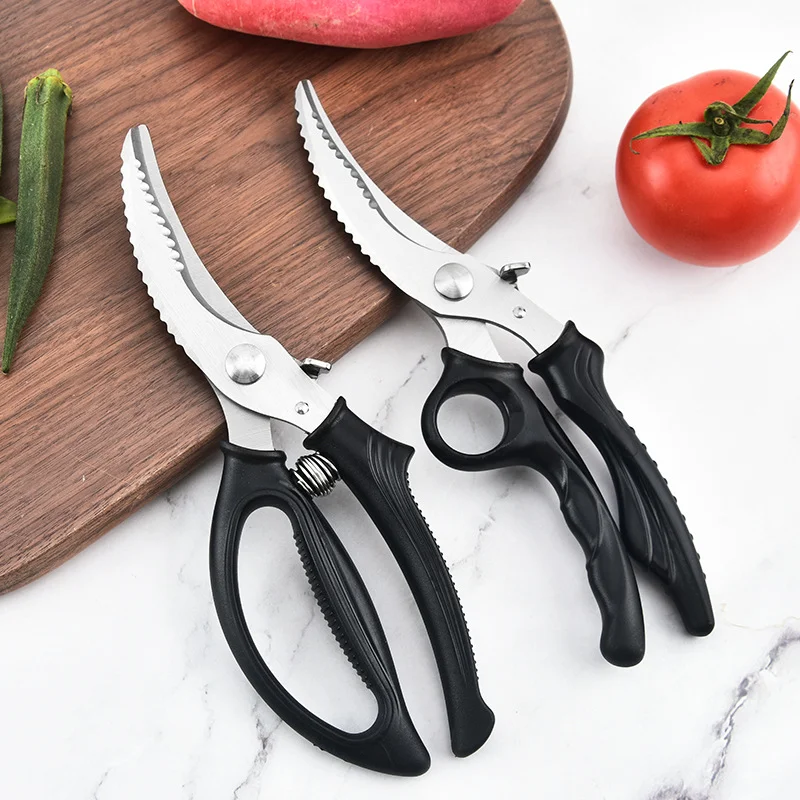 Poultry Shears Kitchen Shears Heavy Duty Rust Proof Kitchen Scissors Heavy Duty Spring Loaded for Bone Chicken Shears