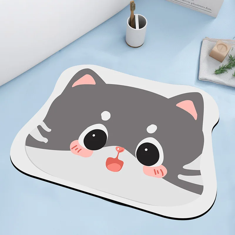 Super absorbent anti slip bathroom bath mat sponge Bathroom floor mat Rug Mat