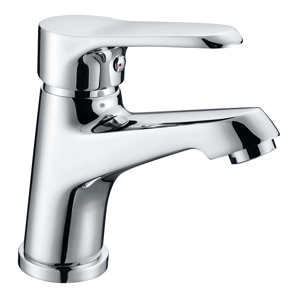 Jiangmen Factory cheap stock high quality bathroom hot and cold water mixer basin utility vessel sink brass faucet for bathroom