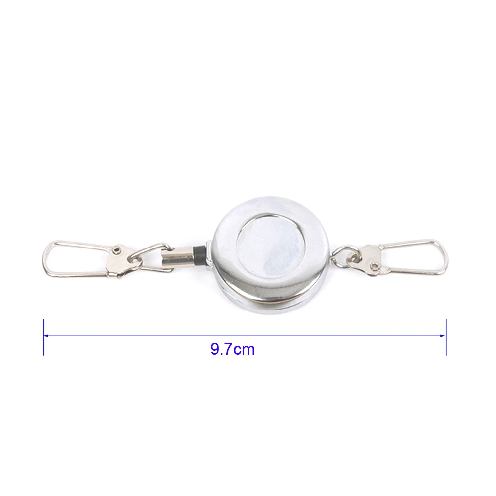 Fly Fishing Retractor for Anglers Vest Pack Tool Carabine Zinger Gear Assortment with Nylon Wire Rope (B07)