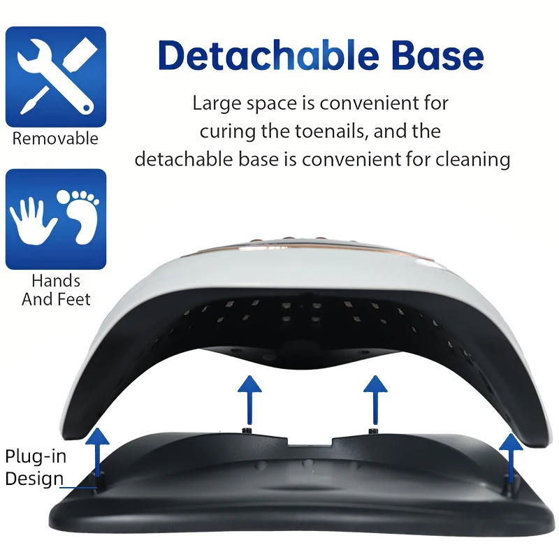 OEM Uv Led Nail Lamp Nail Dryer with 72 lamp Beads Used in Nail Beauty Salon Suitable for Pedicure Manicure