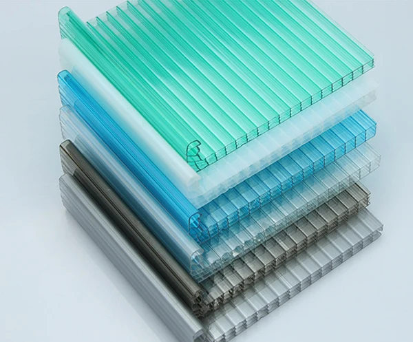 Polycarbonate vinegar U-lock plate 30mm six-layer five-hole structure PC lock polycarbonate plate