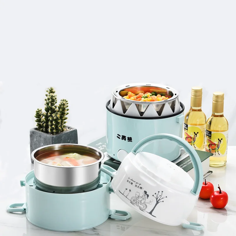 China Factory Small Automatic Custom Logo stainless steel pot electric  food warmer lunch box for school