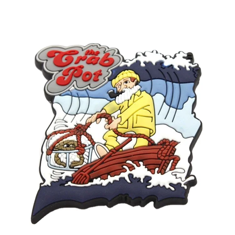 Personalised logo 3d custom fridge magnet pvc rubber magnet manufacturer rubber fridge magnet