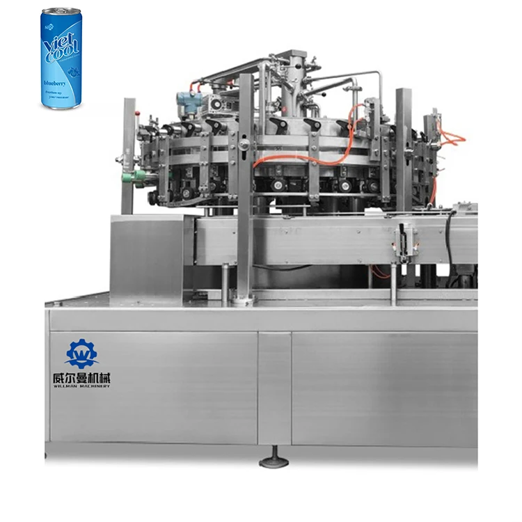 Wholesale Low Price Aluminum Can Sparkling Soda Water Carbonated Drink Filling Packing Production Line Machine
