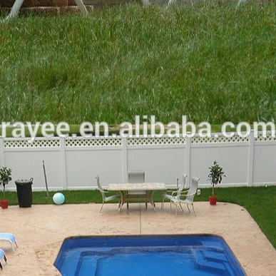 Plastic Privacy Fencing, American Fence, PVC Garden Fence / PVC valla de jardin