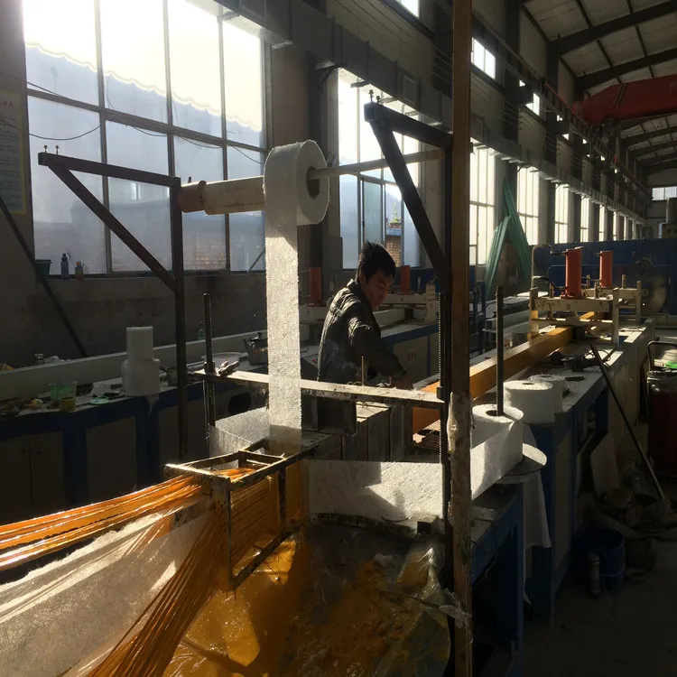 Pultrusion equipment for FRP square pipe       Hydraulic pultrusion machine