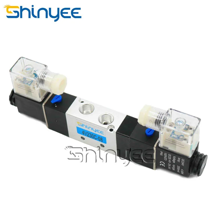 Популярный продукт SHINYEEPNEUMATIC 4v230-08 1/2 поршневой пневматический клапан Соленоидный 220 3/4 12 В 15