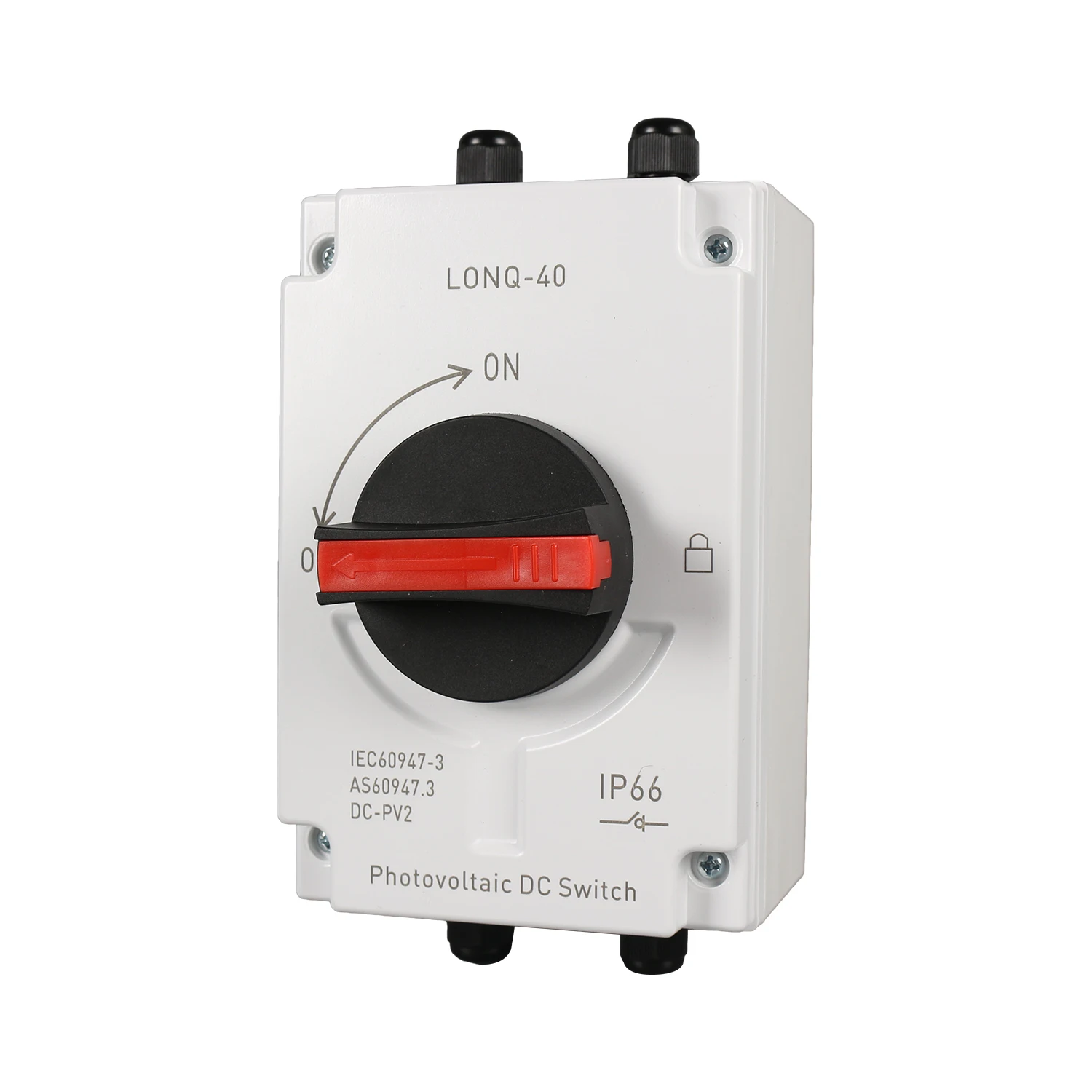 PV Photovoltaic DC Switch 1000V 1200v 32A 16A Outdoor Waterproof IP66 Photovoltaic Electrical Isolator Solar Switch