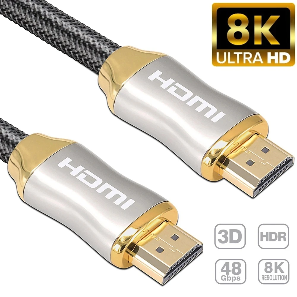 2021 1 м 5 2 3 10 15 20 высокоскоростной 4k 8k Кабель Hdmi кабель для ТВ Ps4