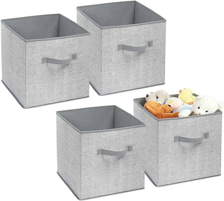 Collapsible Fabric Clothes Toy Organizers Cubes Storage Boxes Bin Containers With Handles